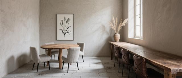 选餐桌的纠结：长桌省空间圆桌好夹菜究竟怎么选？